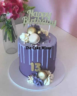 Celebration Buttercream Drip Cake. Choose Your Colour - The Cake Mixer