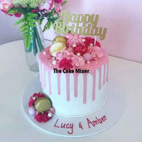 Celebration Buttercream Drip Cake. Choose Your Colour - The Cake Mixer