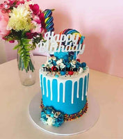 Celebration Buttercream Drip Cake. Choose Your Colour - The Cake Mixer