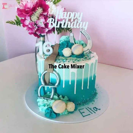 Celebration Buttercream Drip Cake. Choose Your Colour - The Cake Mixer