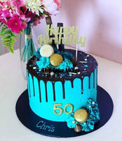 Celebration Buttercream Drip Cake. Choose Your Colour - The Cake Mixer
