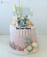 Celebration Buttercream Drip Cake. Choose Your Colour - The Cake Mixer