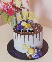 Celebration Buttercream Drip Cake. Choose Your Colour - The Cake Mixer