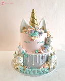 Beautiful Handmade Unicorn Cake toys&parties.co.nz