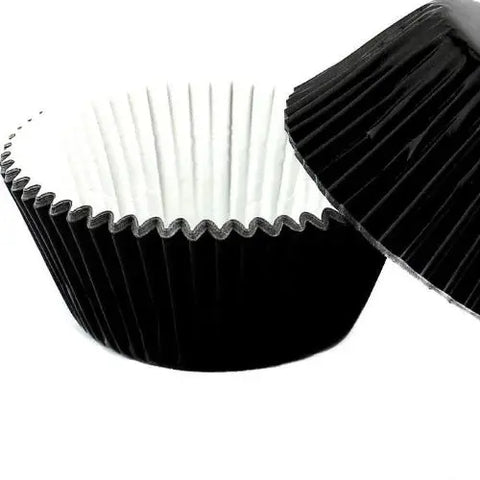 Black Baking Cups - Foil Lined. Premium Quality X30