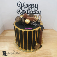 Black & Gold Theme Cakes