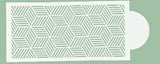 Block Line Cake Decorating Stencil
