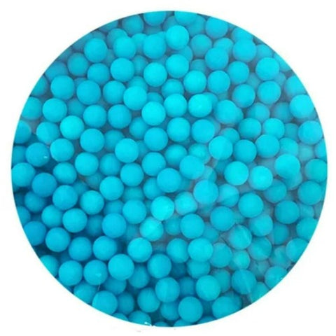 Edible Bright Blue Sugar Balls Cachous  8mm