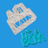 It's a Boy Gumpaste Cutter