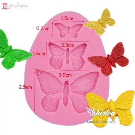 Butterfly 3 Sizes Silicone Mould