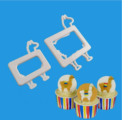 Alpaca/Llama Fondant Cutter Set - 2 Sizes