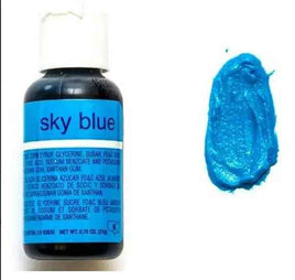 Chefmaster Liqua-Gel Sky Blue Food Colouring 20gm