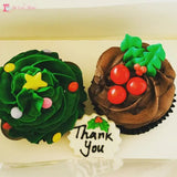 Christmas theme standard size cupcakes toys&parties.co.nz