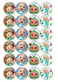 Cocomelon Cupcake Toppers x12 The Cake Mixer