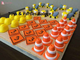 Construction Theme Edible Cake Decorations x15