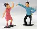 Dancing Couple Plastic Cake Decoration