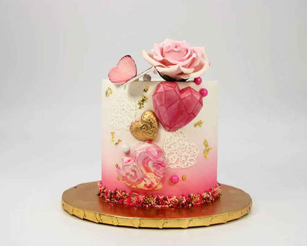 Decadent Valentines Day Mudcake - The Cake Mixer