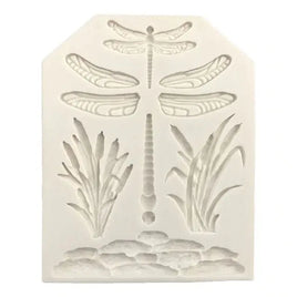 Amazing Dragon Fly & Reed Silicone Mould