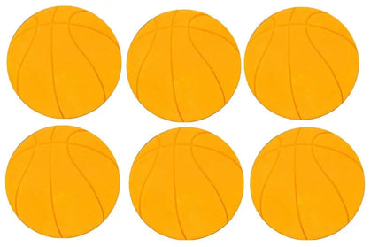 Edible Basketball Cupcake Decorations