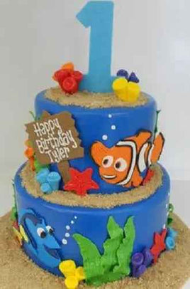 Edible Cake Decorating Kit - Sea Theme. Lots of Fun