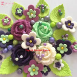 Edible Flower Assortment Cake Decorations The Cake Mixer