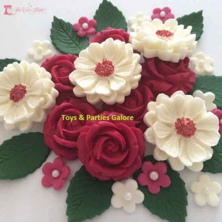Edible Flower Cake Decorations. Choose a Style