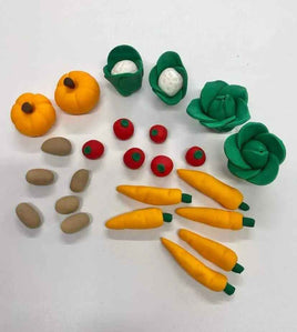 Edible Vegetable Cake Decorations x 20 pieces