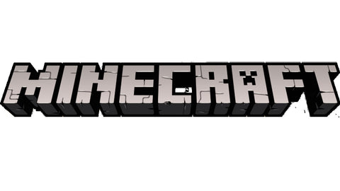 Edible Minecraft Logo Cake Decoration