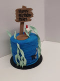 Fishing Theme Birthday Cake toys&parties.co.nz