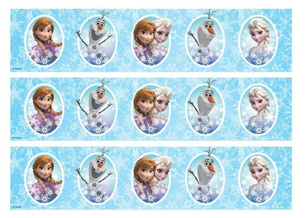 Frozen Edible Cake Image - Choose Your Shape