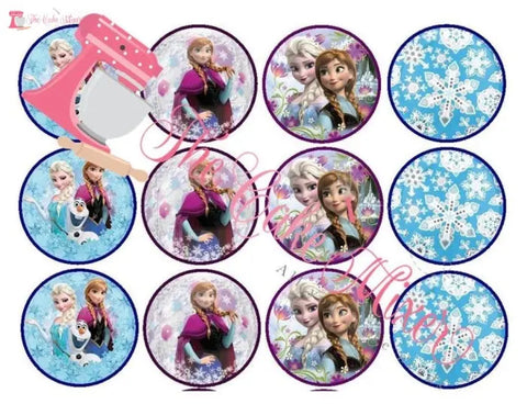 Disney Frozen Cupcake Toppers x12
