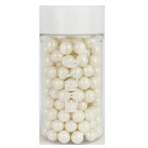 Go Bake 7mm Edible Sugar Pearls White