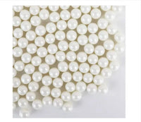 Go Bake 7mm Edible Sugar Pearls White