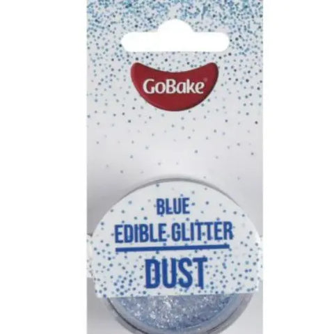 Go Bake Blue Edible Glitter Dust - 2gm
