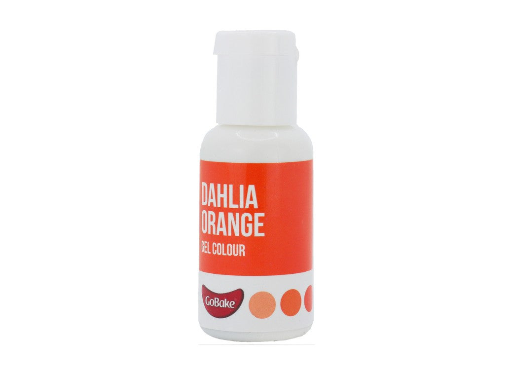 Go Bake Dahlia Orange Food Colouring Gel 21gm Go Bake