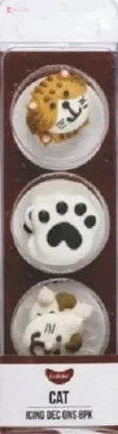 Go Bake Edible Cat Cake Decorations. (8 Pieces Per Pack)