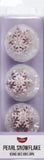 Go Bake Purple Pearl Snowflake Icing Decorations Go Bake