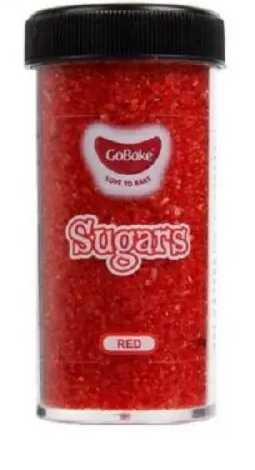 Go Bake Red Sanding Sugar 75gm