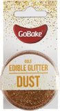 GoBake Gold Edible Glitter Dust 2g Go Bake