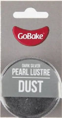 GoBake Pearl Lustre Dust - Dark Silver - 2gm Go Bake