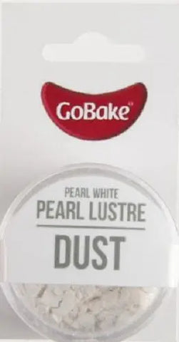 GoBake Pearl Lustre Dust - Pearl White - 2gm