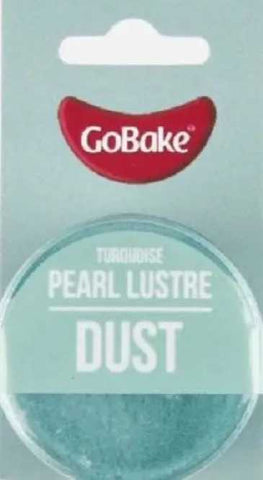 GoBake Pearl Lustre Dust - Turquoise - 2gm