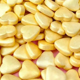 Gold Candy Heart Sprinkles - 30gm The Cake Mixer