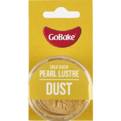 Gold Sheen Pearl Lustre Dust - 2gm Go Bake