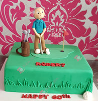 Golf Theme Birthday Cake