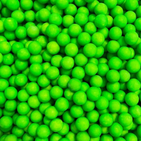 Edible Green Sugar Balls Cachous 8mm
