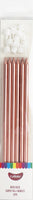Cake Candles Super Tall 18cm Rose Gold. Premium Quality
