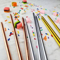 Cake Candles Super Tall 18cm Rose Gold. Premium Quality