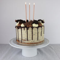 Cake Candles Super Tall 18cm Rose Gold. Premium Quality