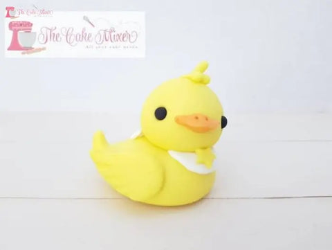 Handcrafted 3D Baby Duck Cake Topper
